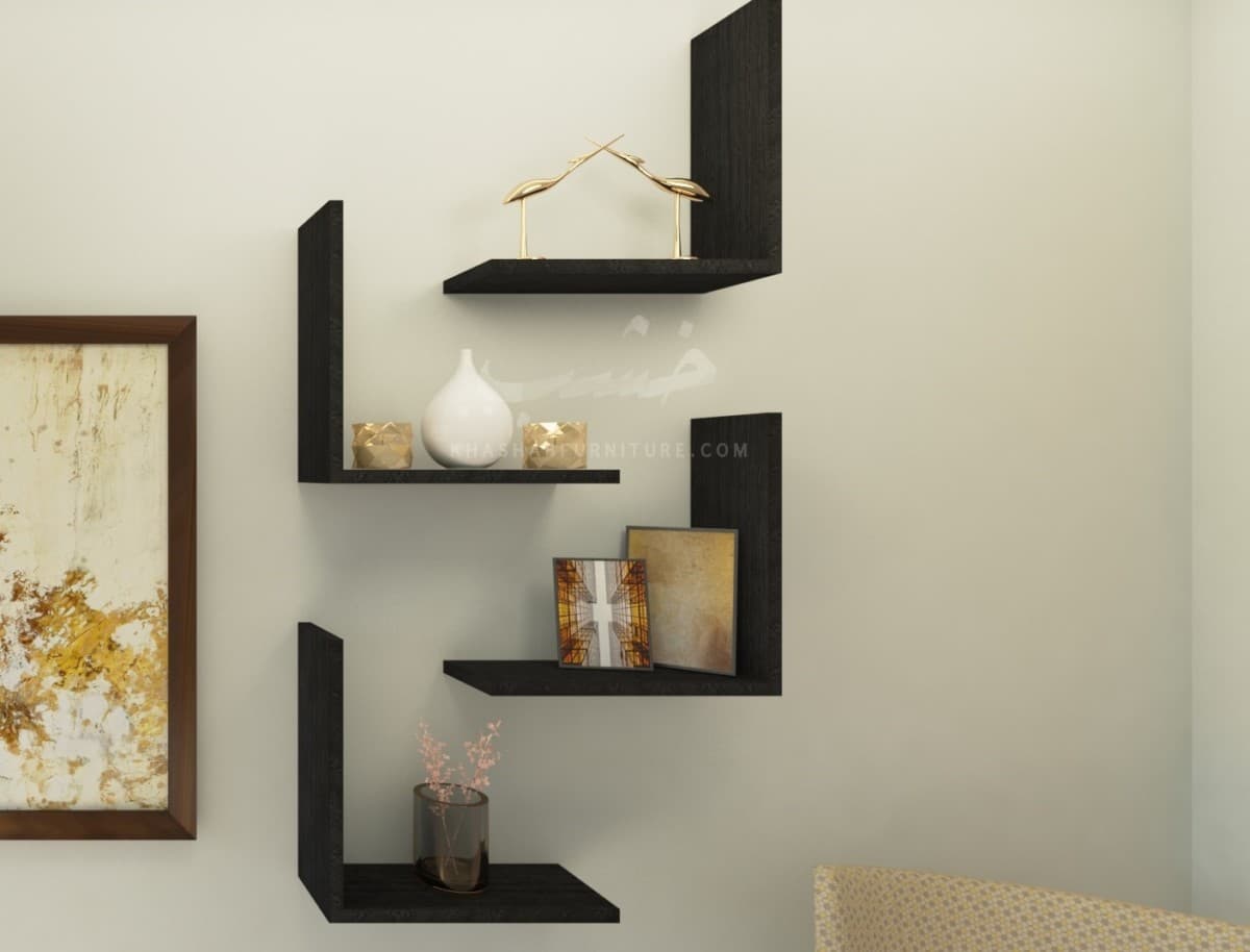 L-Shelve Wall Rack Egypt installed in modern living room