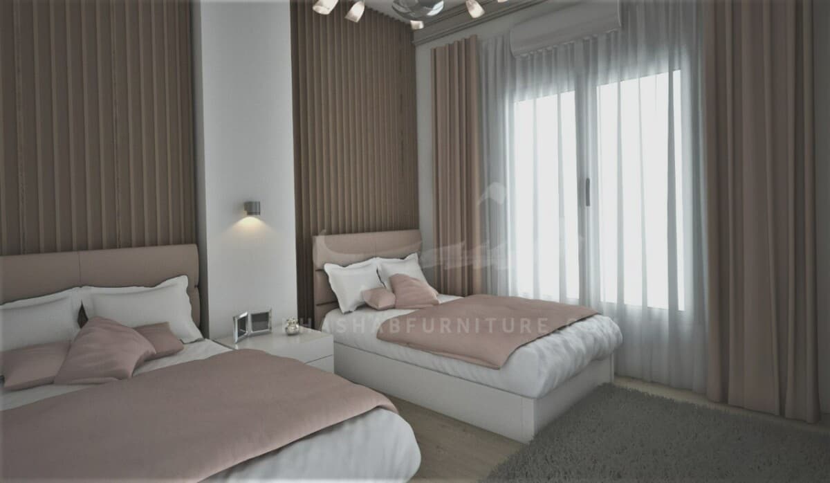 Bella Roomset Egypt natural wood roomset by Khashab Furniture