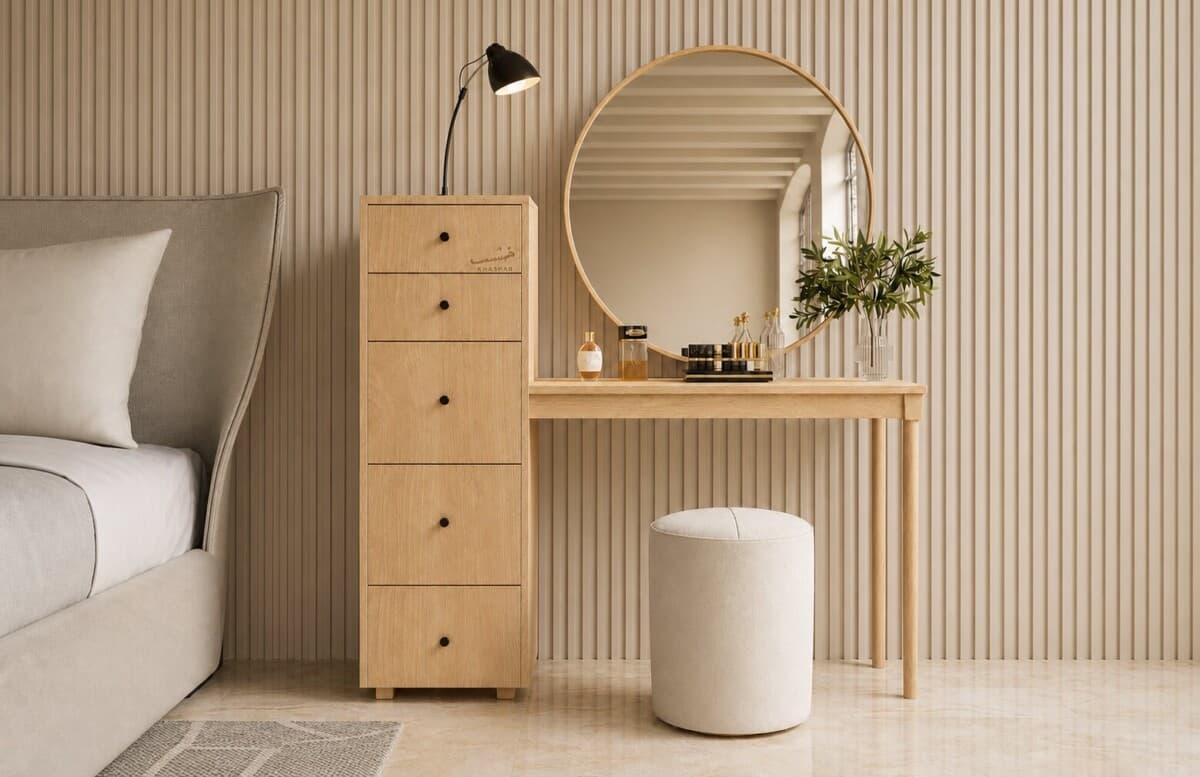 Beige Talisma Dresser in Bedroom Egypt