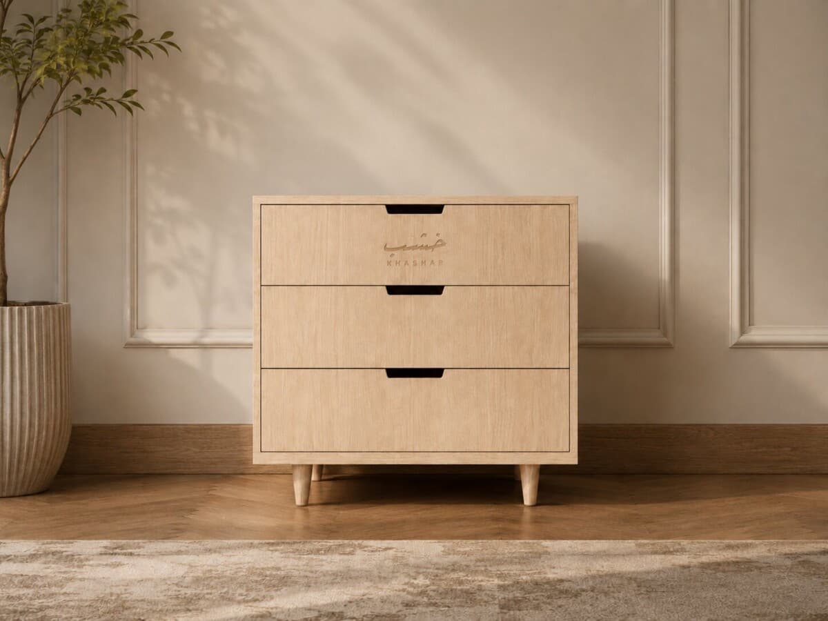 Brown Helnan Commode in Bedroom Egypt