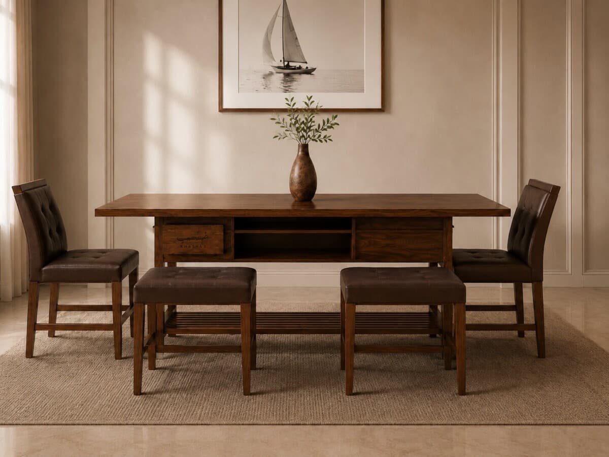 Brown Cosmo Dinning Table in Dinning Table