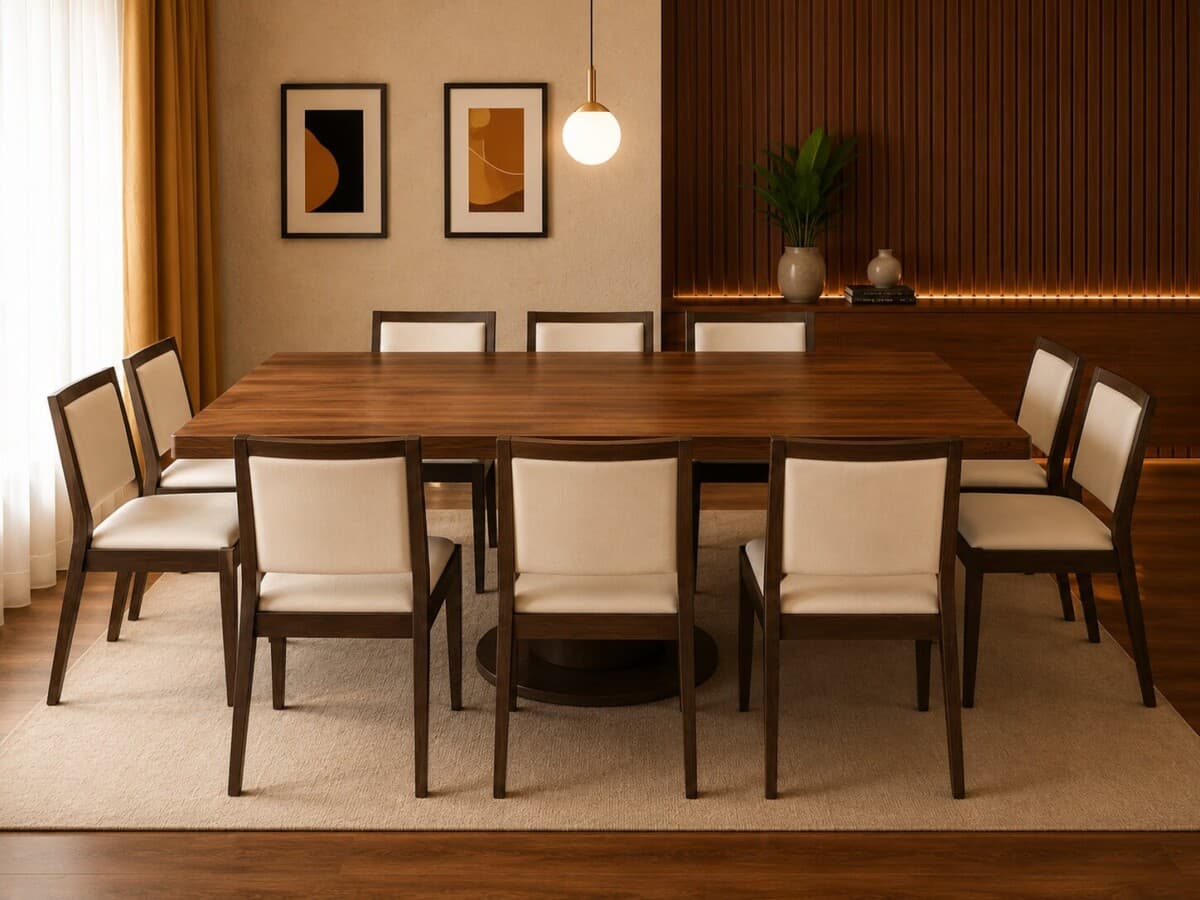 Brown Encantar Dinning Table in Luxurious dinning Room