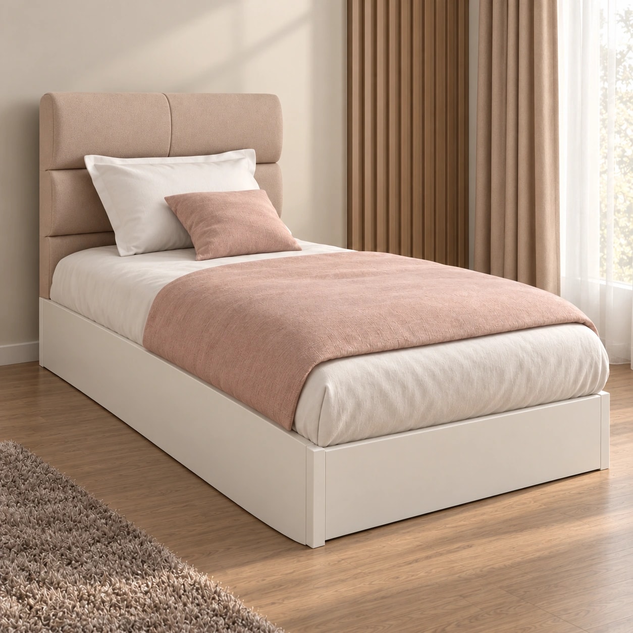 Bella Bed — left view | Khashab Furniture