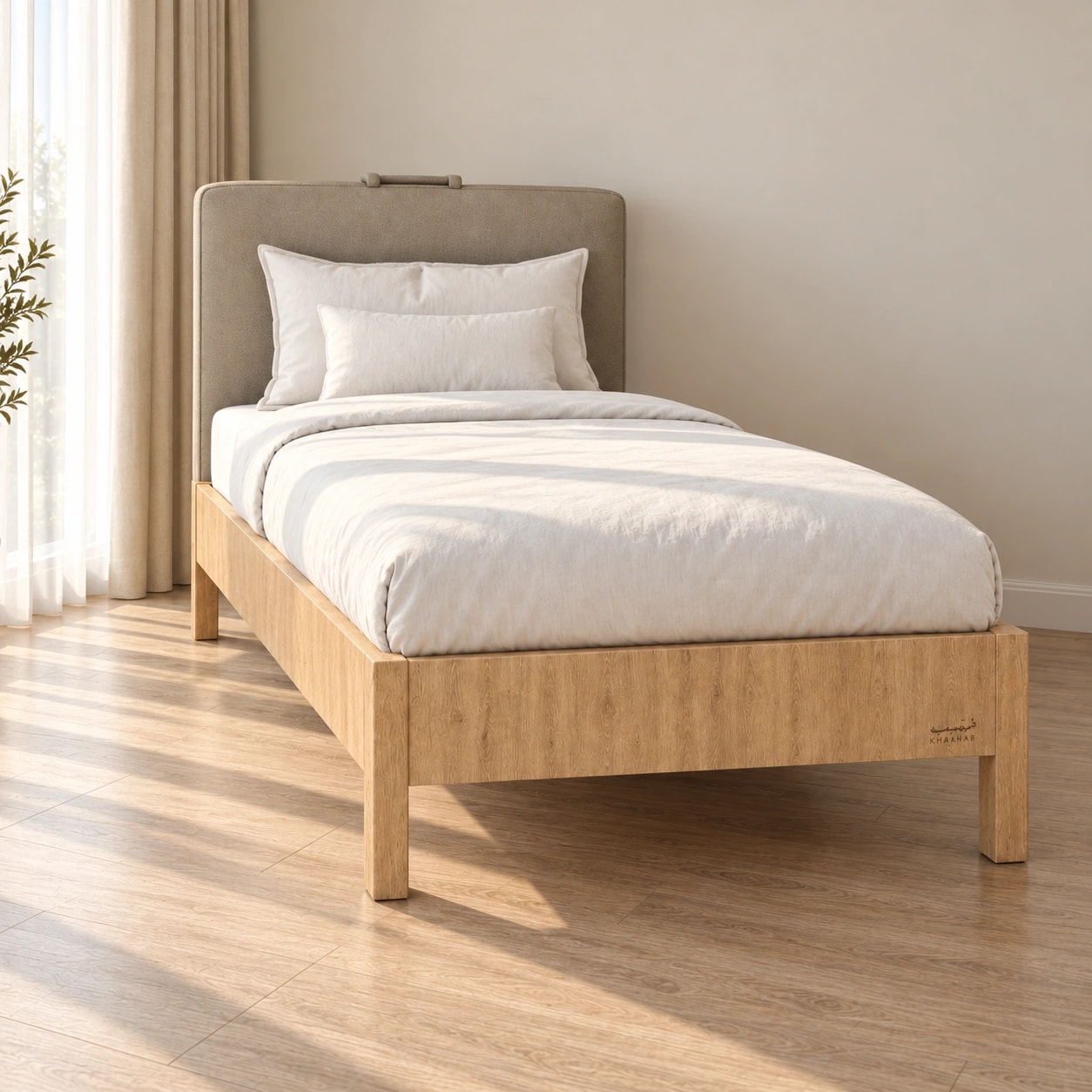 Bianca Bed — left view | Khashab Furniture
