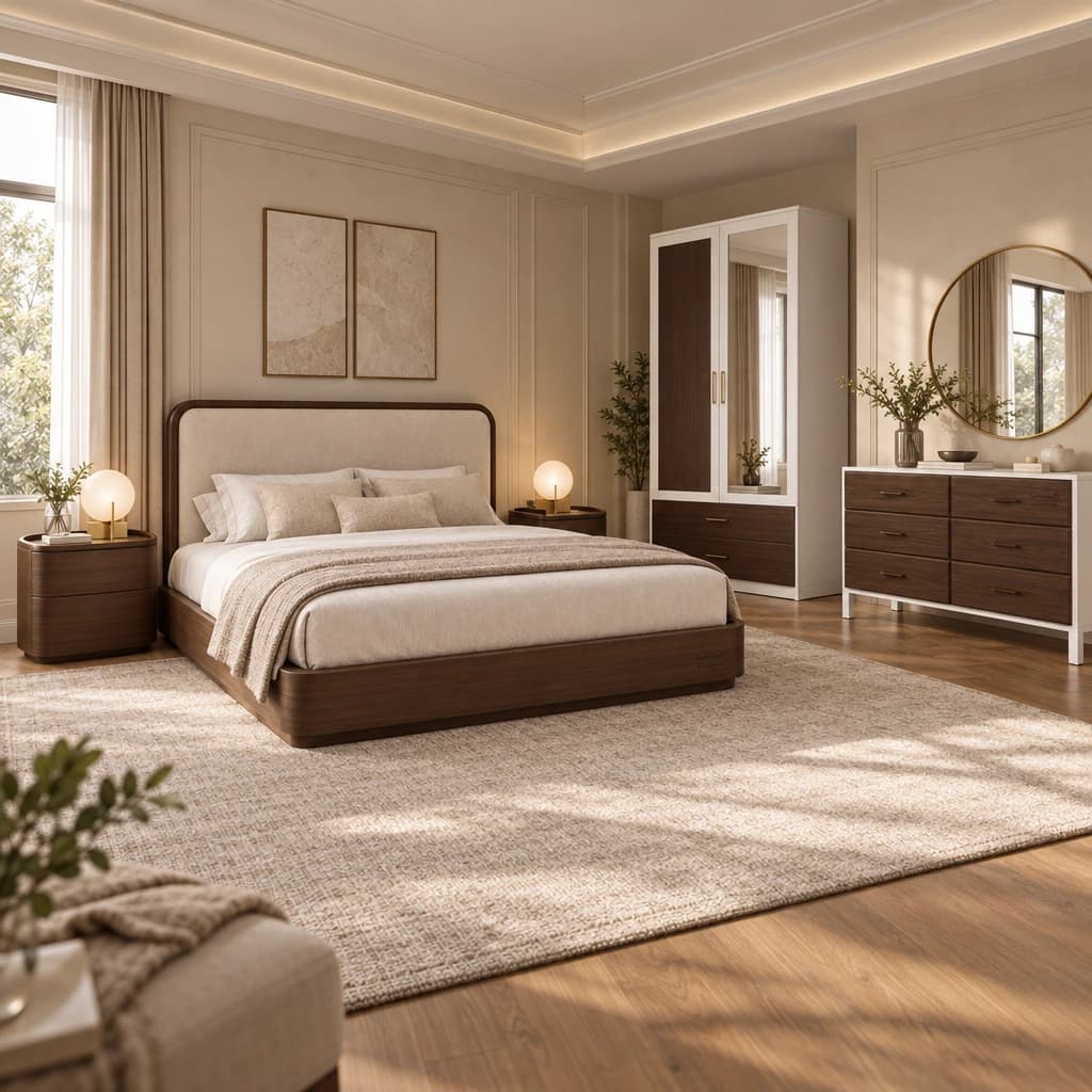 Elinda Room Set full bedroom set by Khashab Furniture