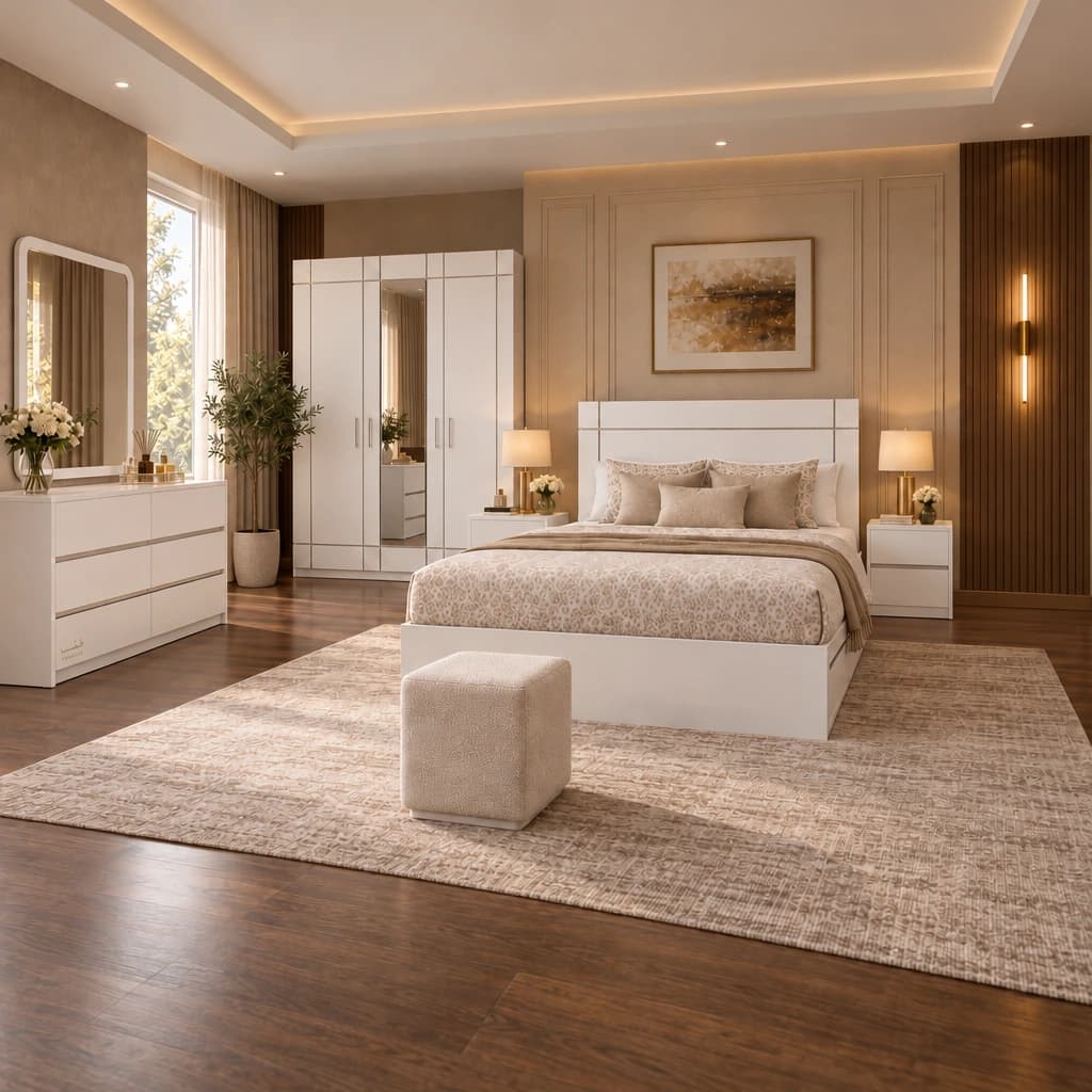 Genoa Room Set full bedroom set by Khashab Furniture