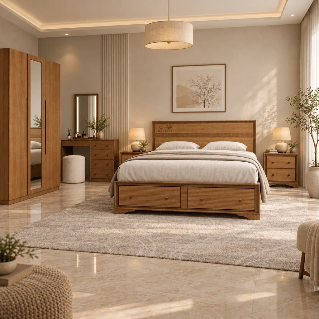 Gymsel Room Set (Multiple colors) full bedroom set by Khashab Furniture