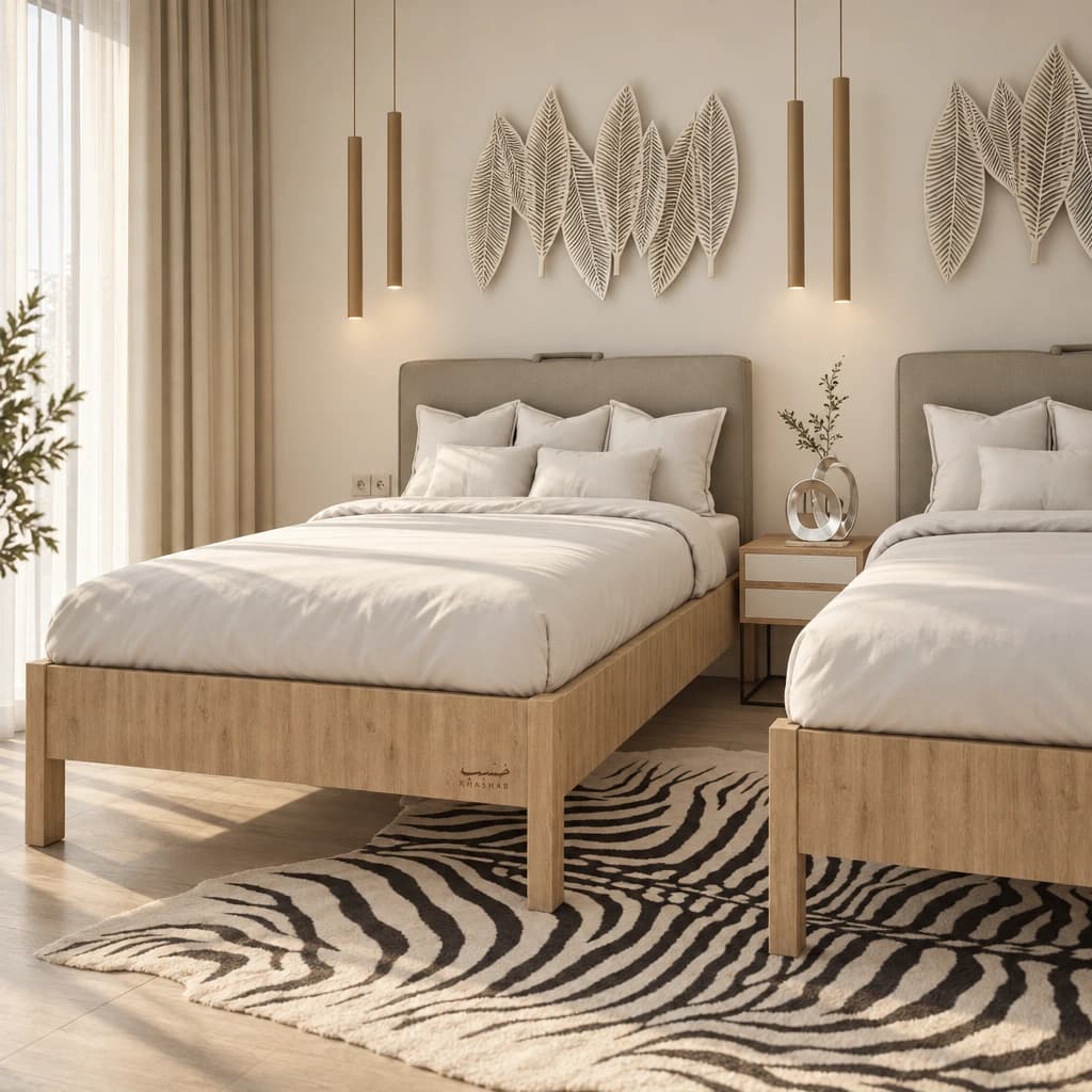 Bianca Roomset by Khashab Furniture with an engraved Khashab signature