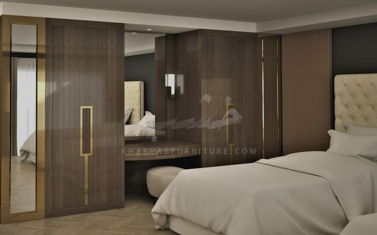 Furbo Roomset Egypt complete natural wood bedroom set