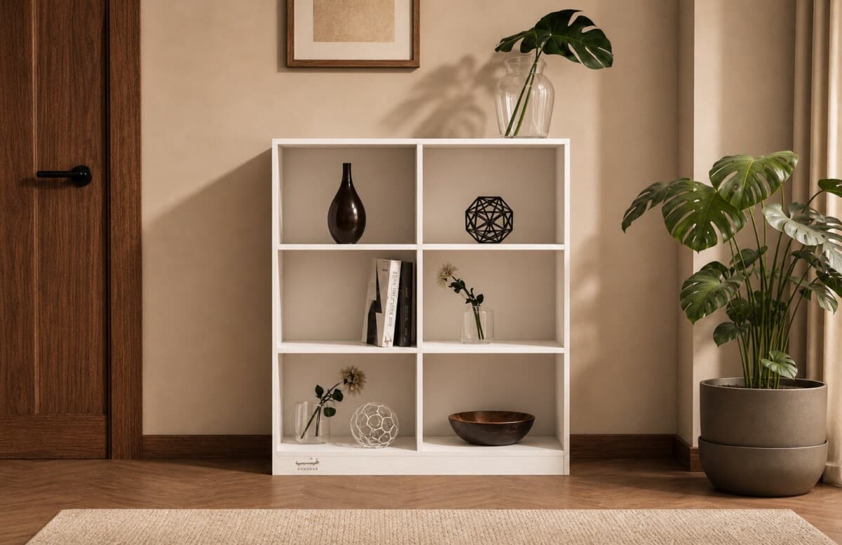 White Shrwoll Storage Unit in Reception Egypt
