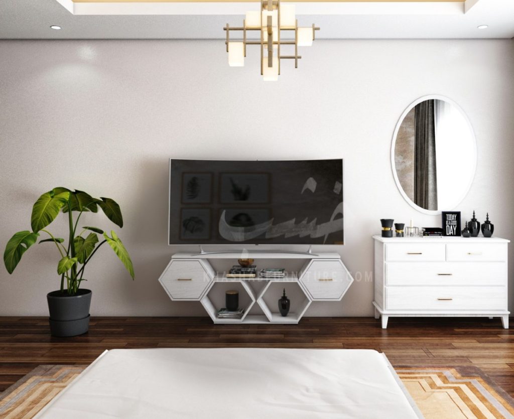 White Legado TV unit