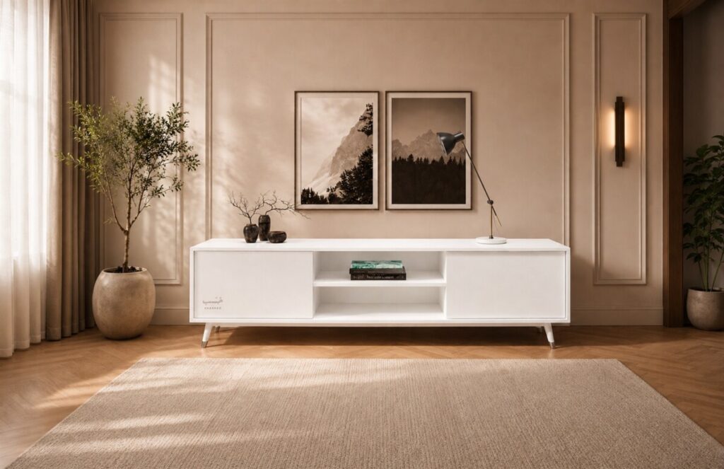 White Casamy TV unit