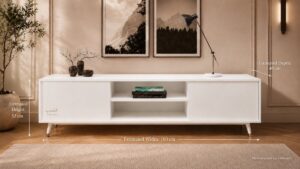 White Casamy TV unit