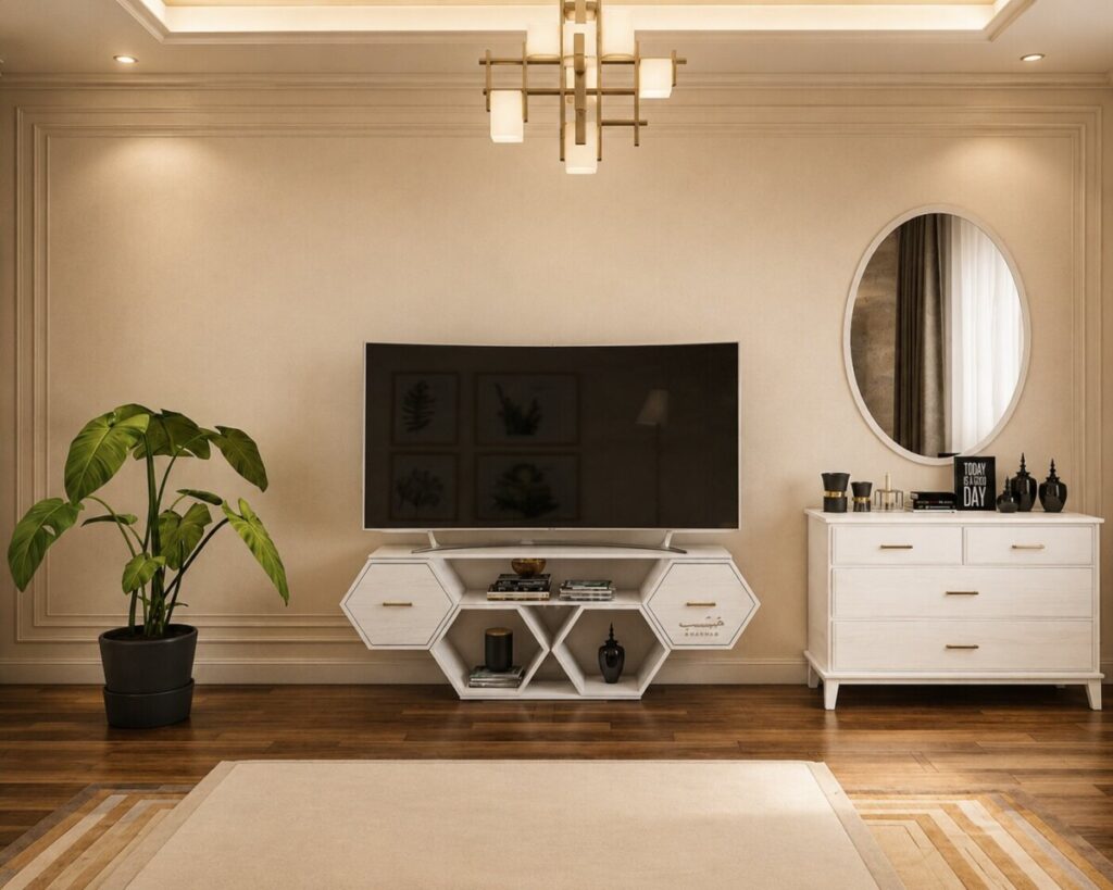 White Legado TV unit