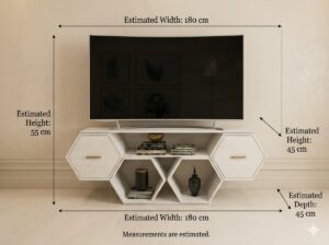 White Legado TV unit