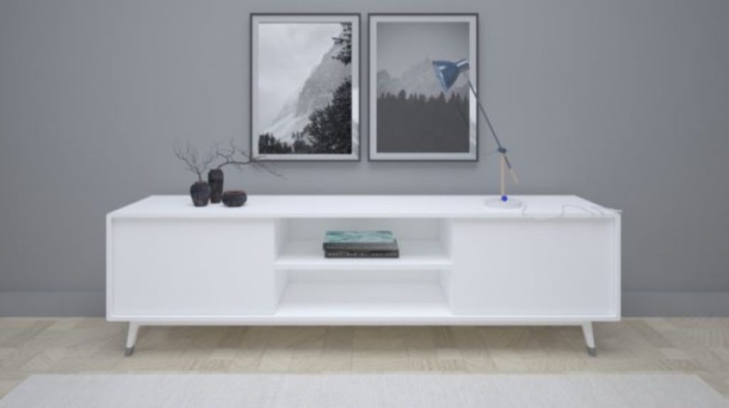 White Casamy TV unit