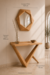 Vaselle Console table