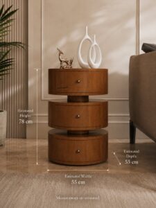 Bloom brown Side table