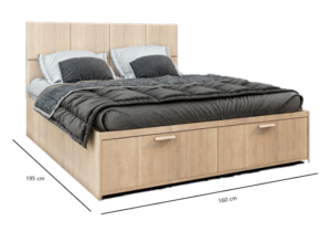 Helnan Bed (Multiple colors)