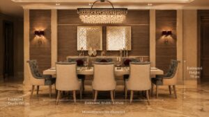 Bellissima Brown Dining table