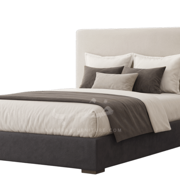 modern wooden bed Egypt with minimalist design