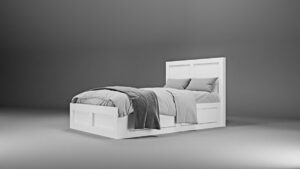 Basic White Bed